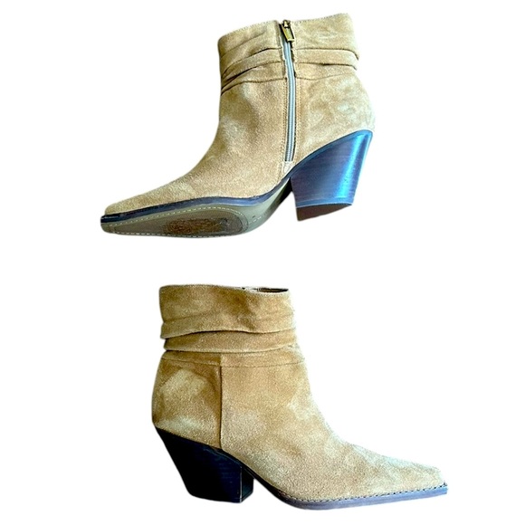 Vince Camuto Boots Slouched Suede Western Boots Nerlinji - size 8 1/2 M - Picture 5 of 6